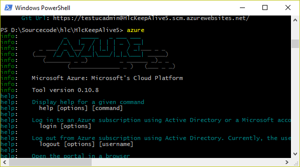 Azure Function Deployment mit Azure CLI + Azure Functions CLI