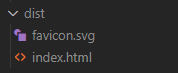 dist folder