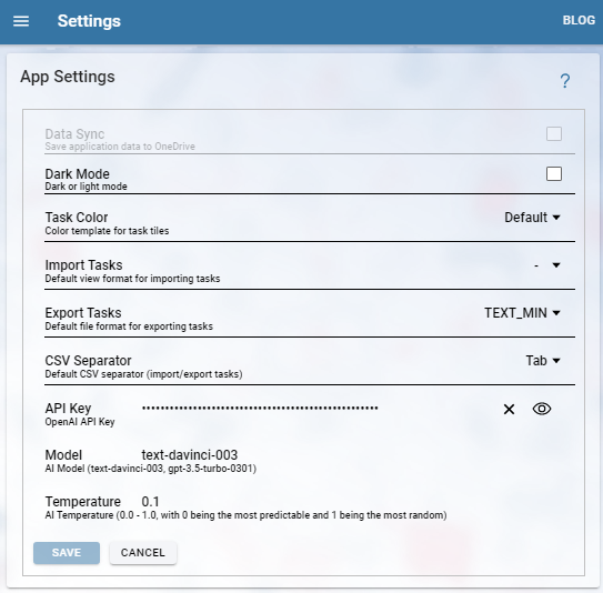 ToDoVoDo-Tasks+AI-Settings